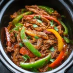 easy crockpot fajitas ultimate recipe dinner plate