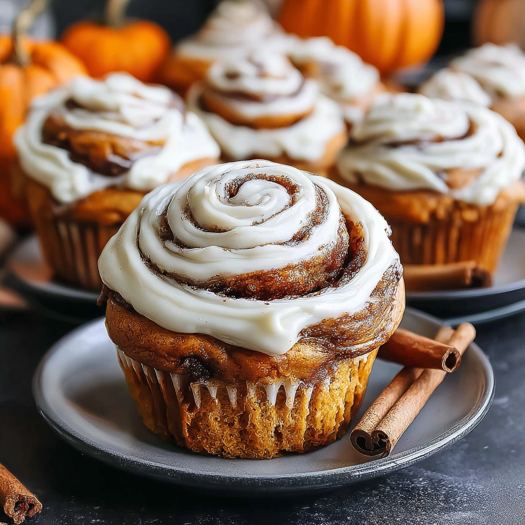Pumpkin Cinnamon Roll Muffins – A Cozy Fall Favorite You’ll Crave All Season 5 serving pumpkin cinnamon roll muffins