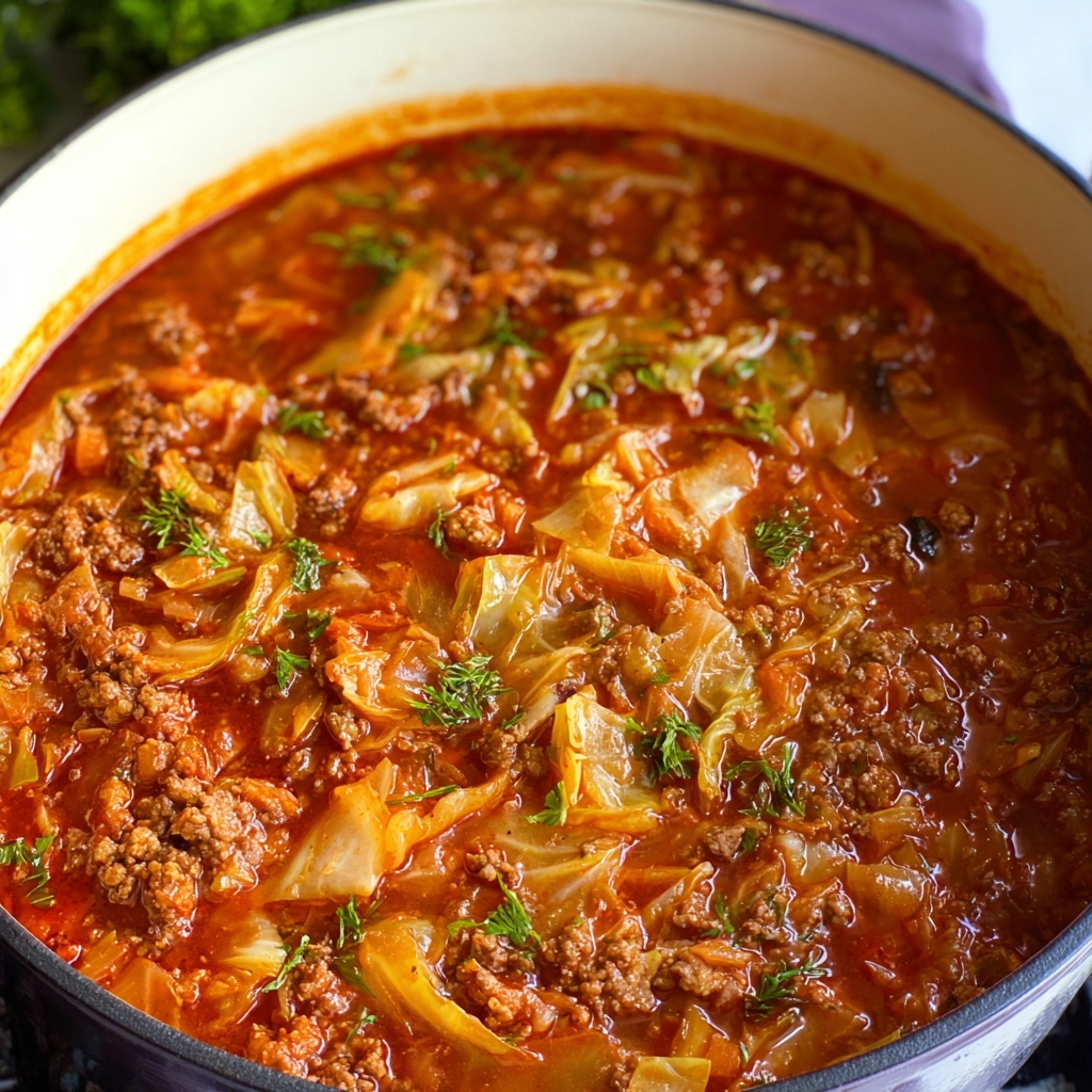 Cabbage Roll Soup: A Cozy Favorite for Easy Weeknight Comfort 5 Cabbage Roll Soup Serving