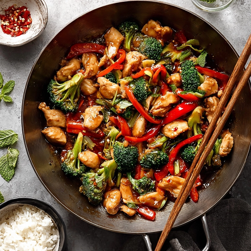 Chicken Stir-Fry Serving