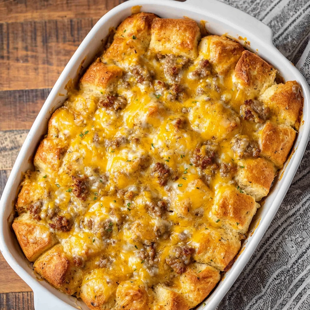 biscuit sausage gravy bubble up Serving