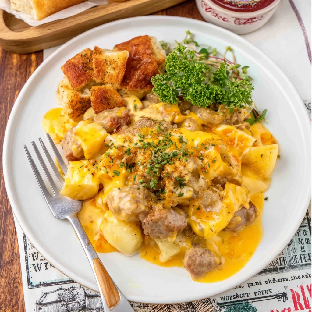 biscuit sausage gravy bubble up