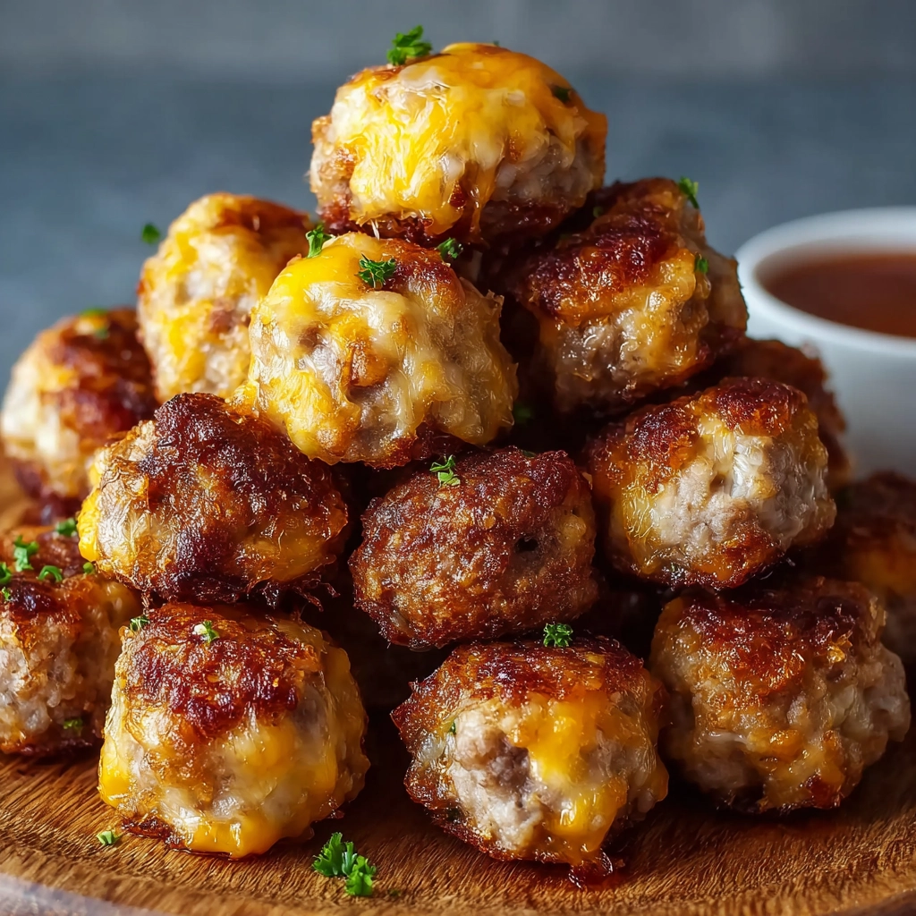 cheddar bay sausage balls Serving