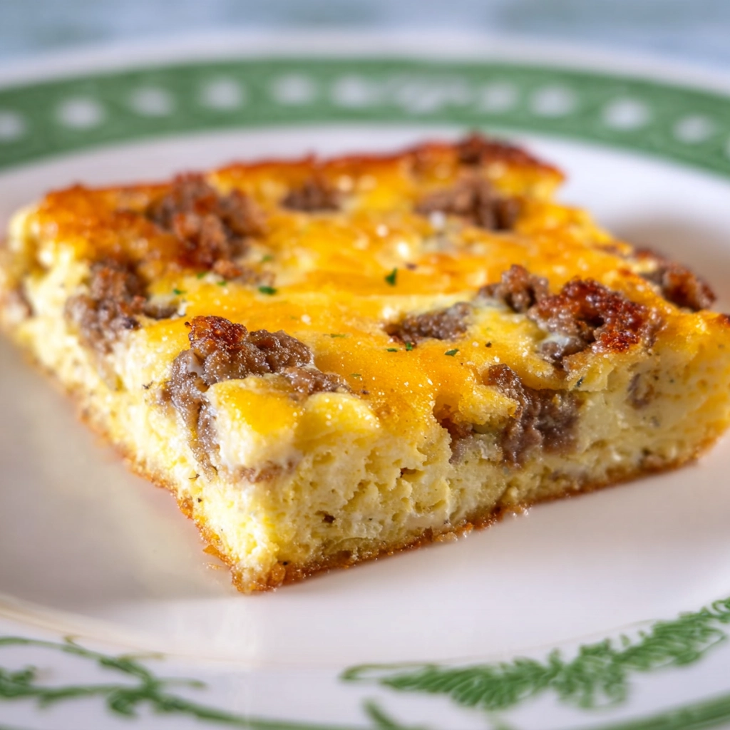 cheesy sausage breakfast casserole