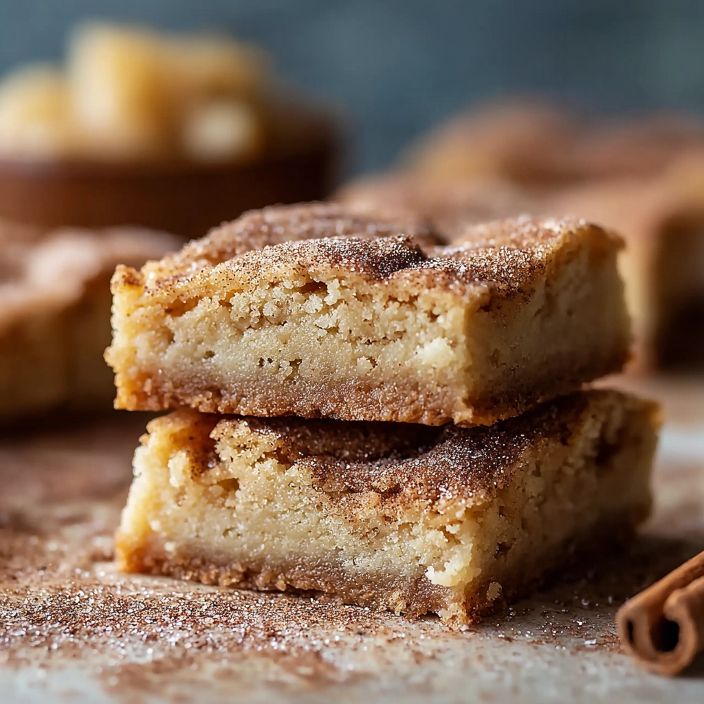 Cinnamon Sugar Blondies: Cozy Honey Dessert to Bake Anytime 5 cinnamon sugar blondies Serving