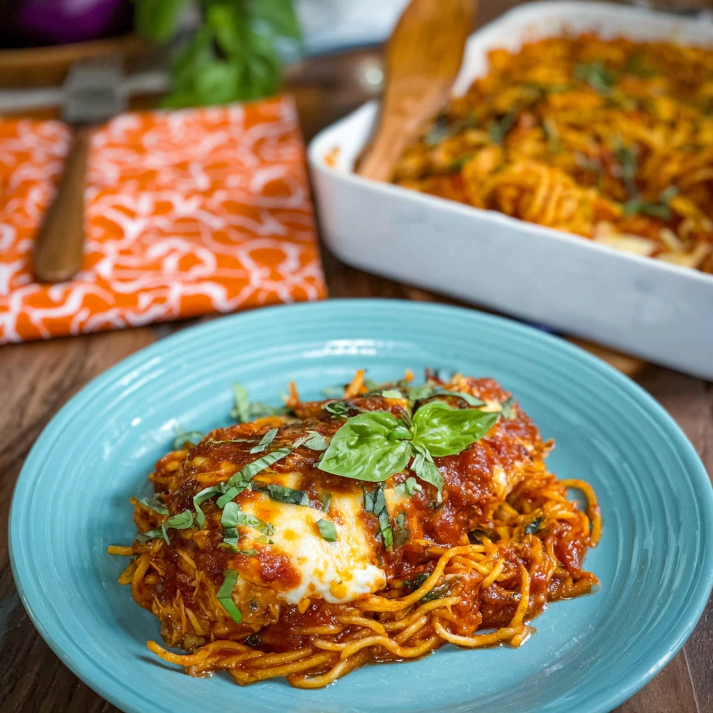 Creamy Southern Spaghetti Bake: A Comforting Classic With a Rich, Cheesy Twist 5 creamy southern spaghetti bake Serving