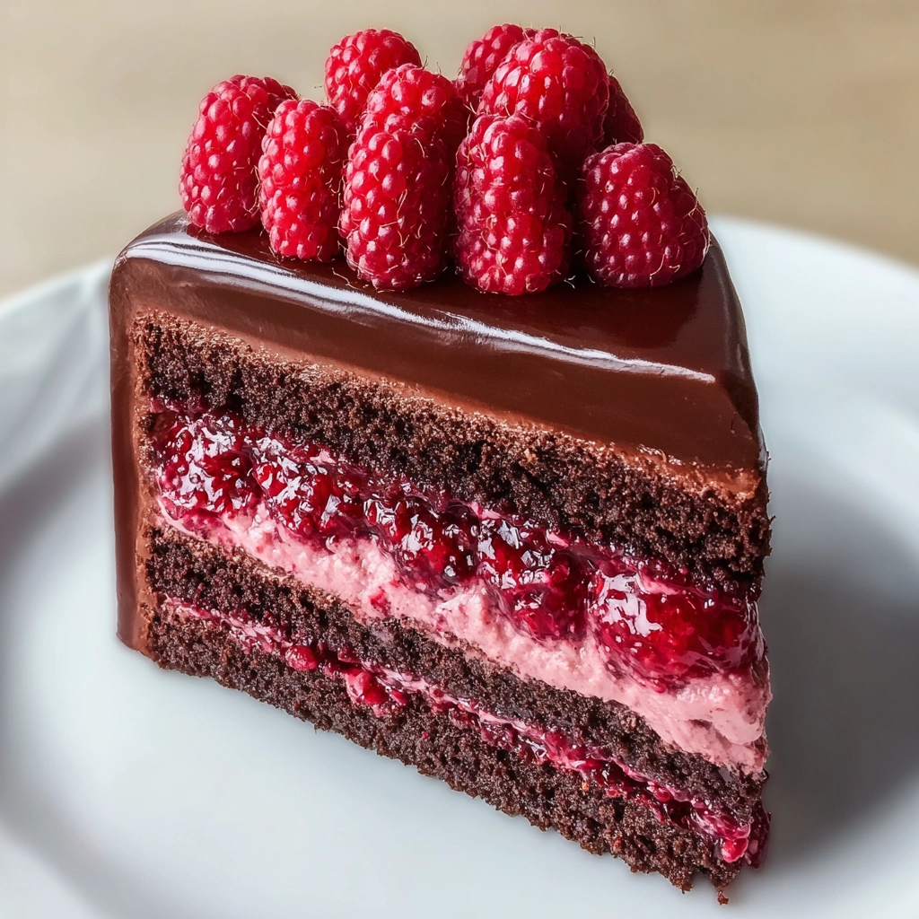 Dark Chocolate Raspberry Mousse Cake: A Luxurious Dessert You’ll Crave Again 5 dark chocolate raspberry mousse cake Serving
