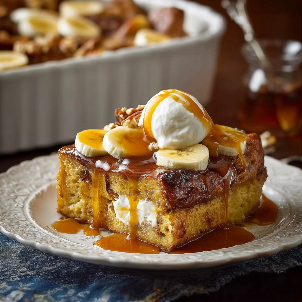 easy french toast casserole Serving
