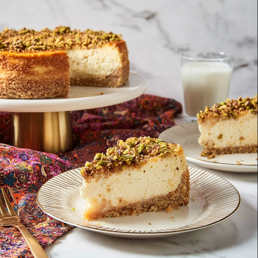 honey baklava cheesecake