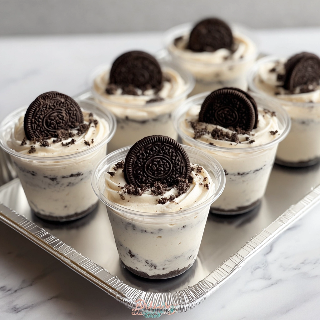 Mini Oreo Dessert Cups: The Sweet Treat Everyone Loves 5 mini oreo dessert cups Serving