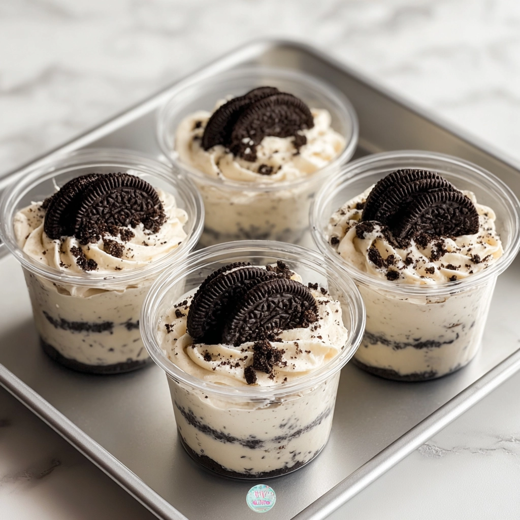mini oreo dessert cups