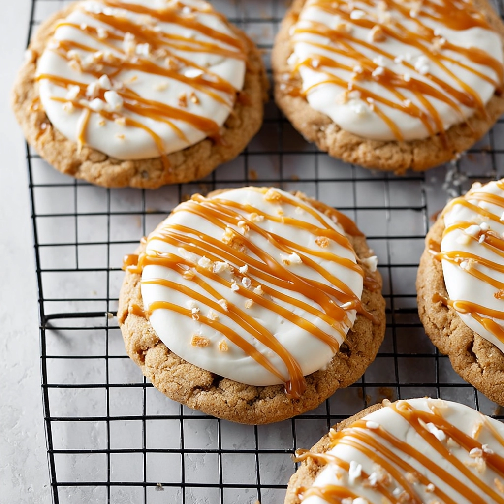 salted caramel cheesecake cookies Serving
