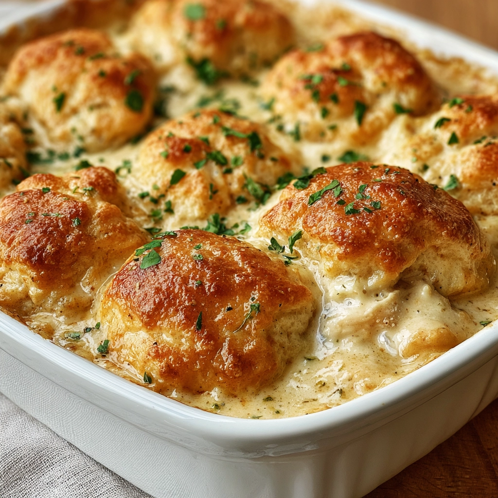 Cheddar Bay Chicken Cobbler – Cozy, Cheesy Comfort in One Dish 5 Cheddar Bay Chicken Cobbler
