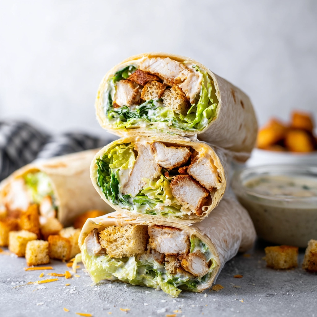 Chicken Caesar Wrap: A Fresh, Flavor-Packed Favorite 5 Chicken Caesar Wrap Serving