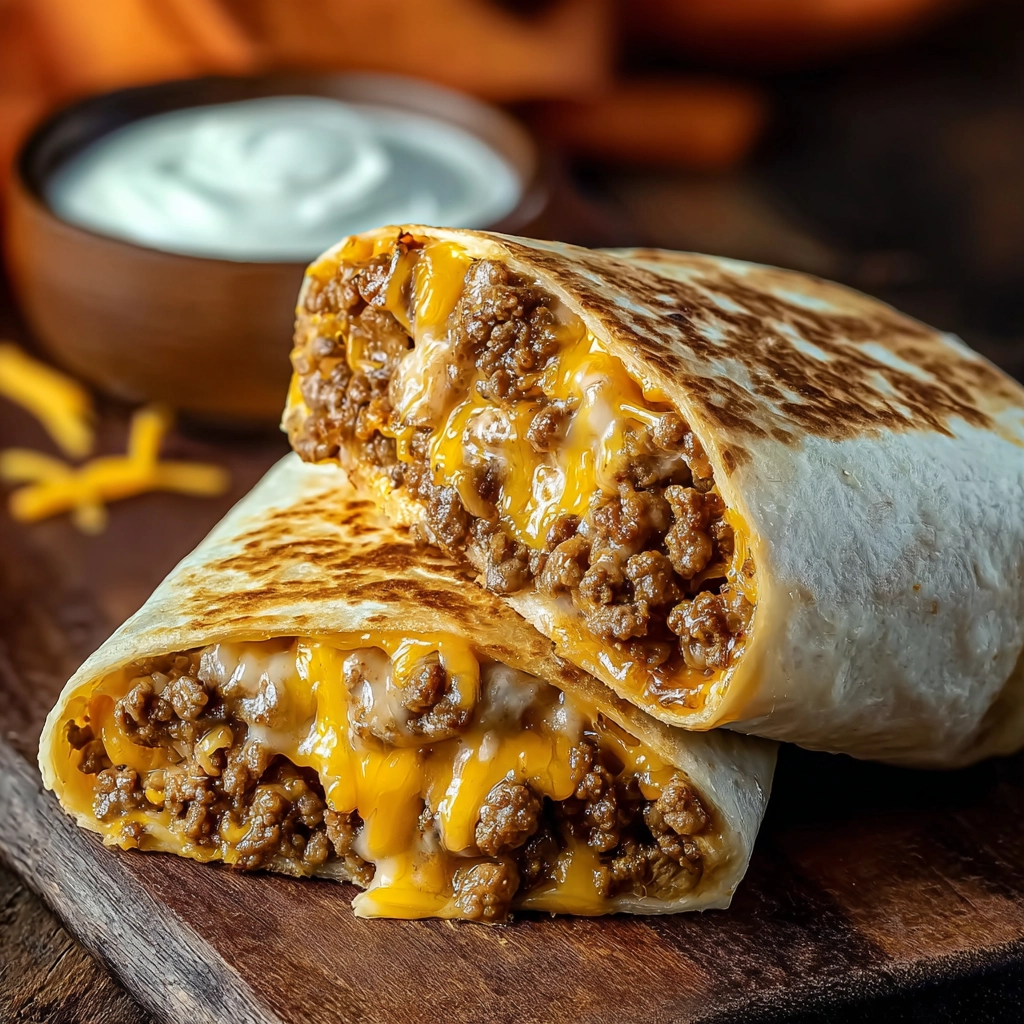 Easy Grilled Cheese Burrito