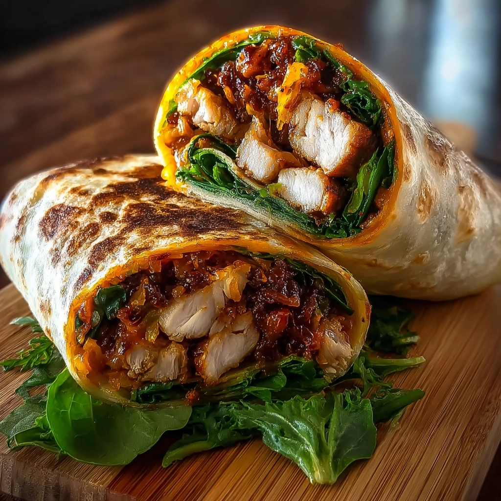 Sweet Chili Chicken Wraps