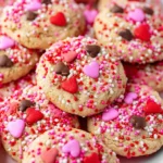 Valentine M&M Cookies