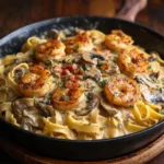 Blackened Shrimp Stroganoff