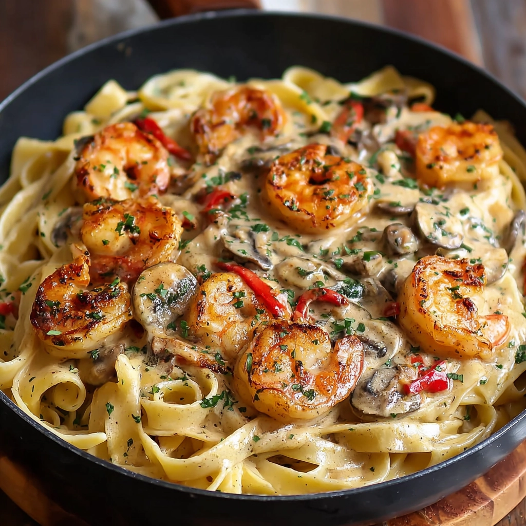 Blackened Shrimp Stroganoff