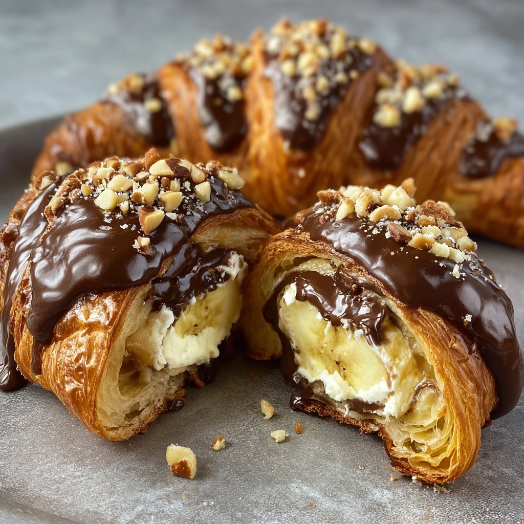 Boston Cream Croissants