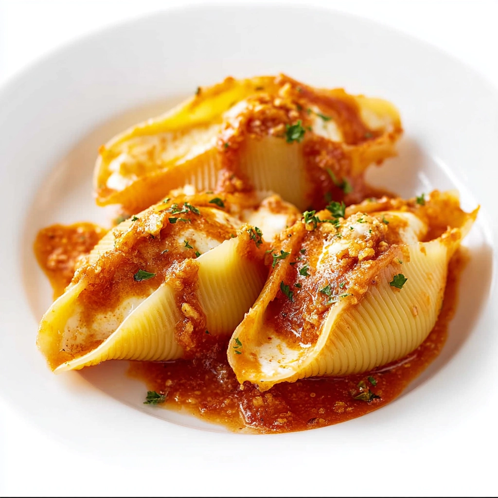 Buffalo Chicken Stuffed Shells