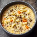 Cheeseburger Macaroni Soup