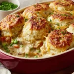 Chicken Pot Pie Biscuits