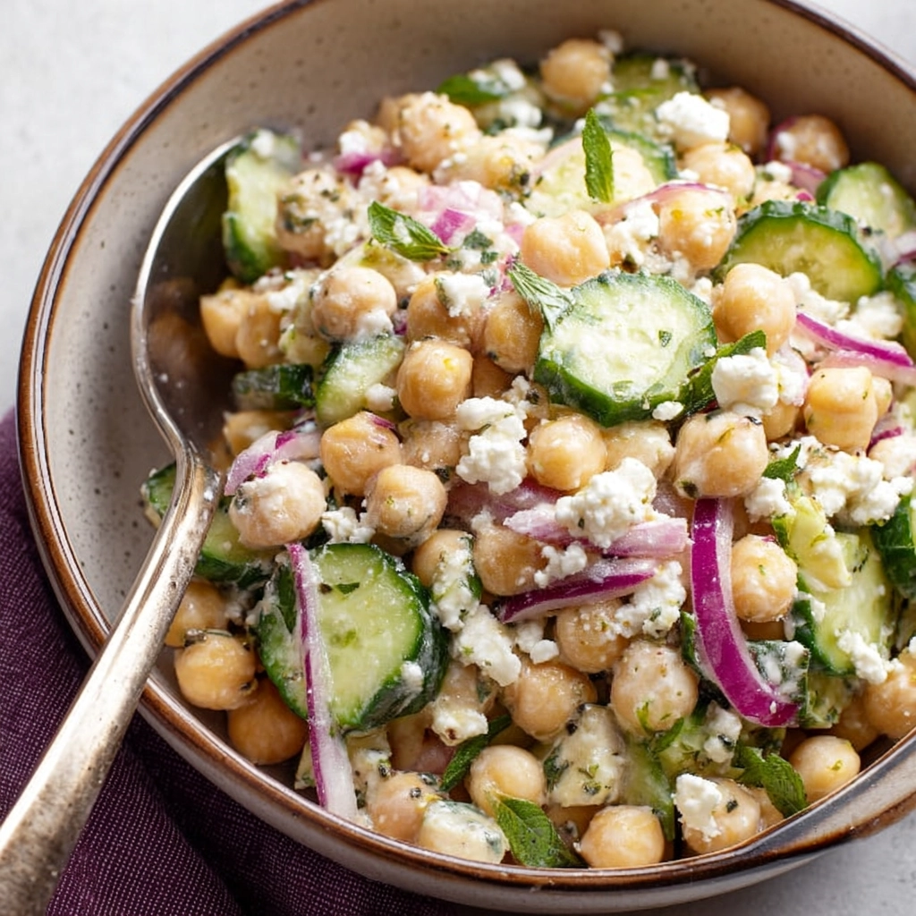 Chickpea Feta Salad That’s Fresh, Simple, and Perfect for Summer 4 Chickpea Feta Salad