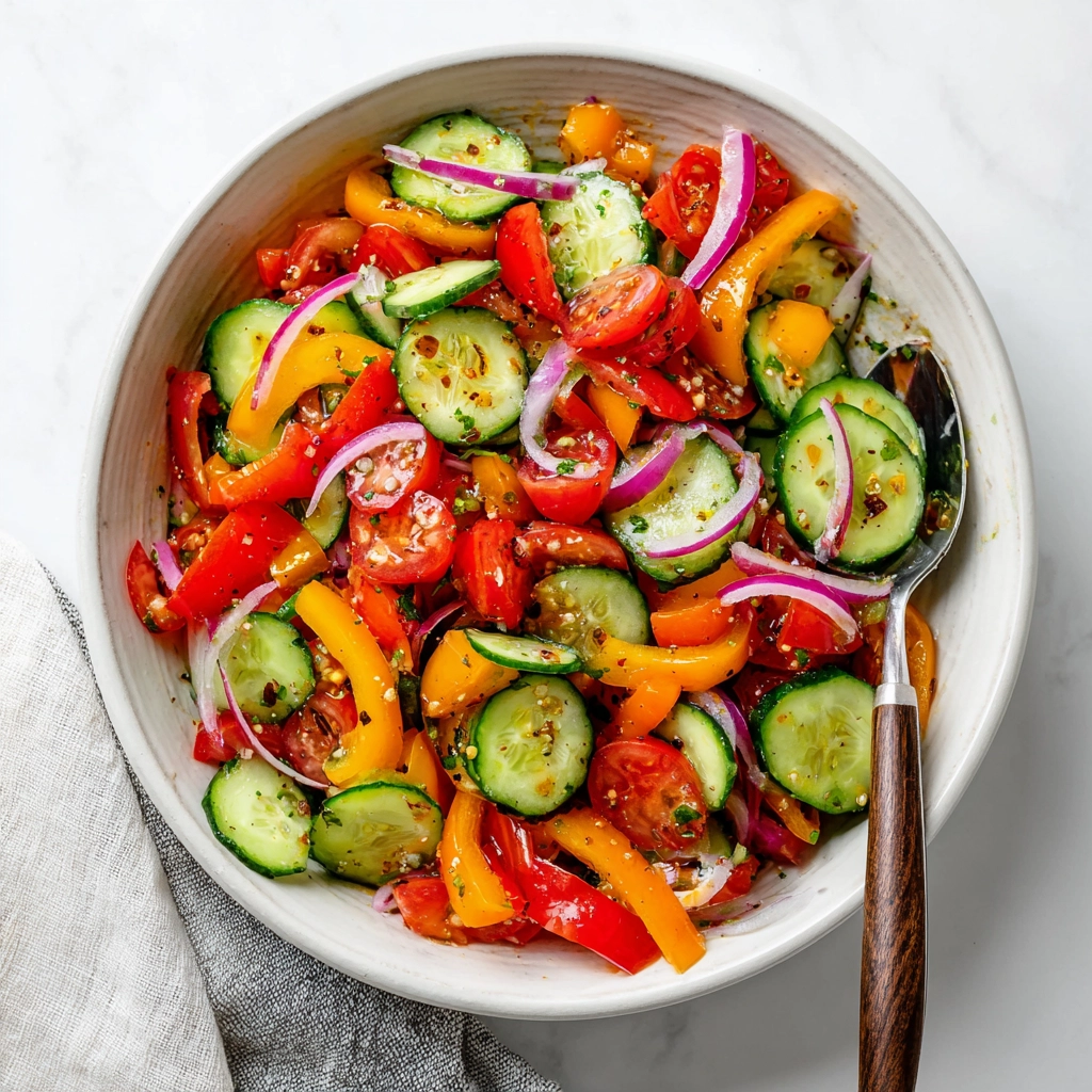 Chopped Vegetable Salad That’s Fresh, Clean, and Full of Flavor 4 Chopped Vegetable Salad