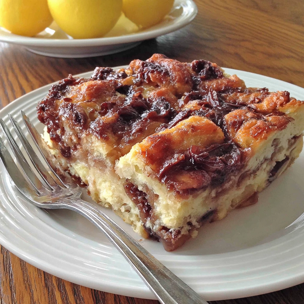 Cinnamon Roll Croissant Bake