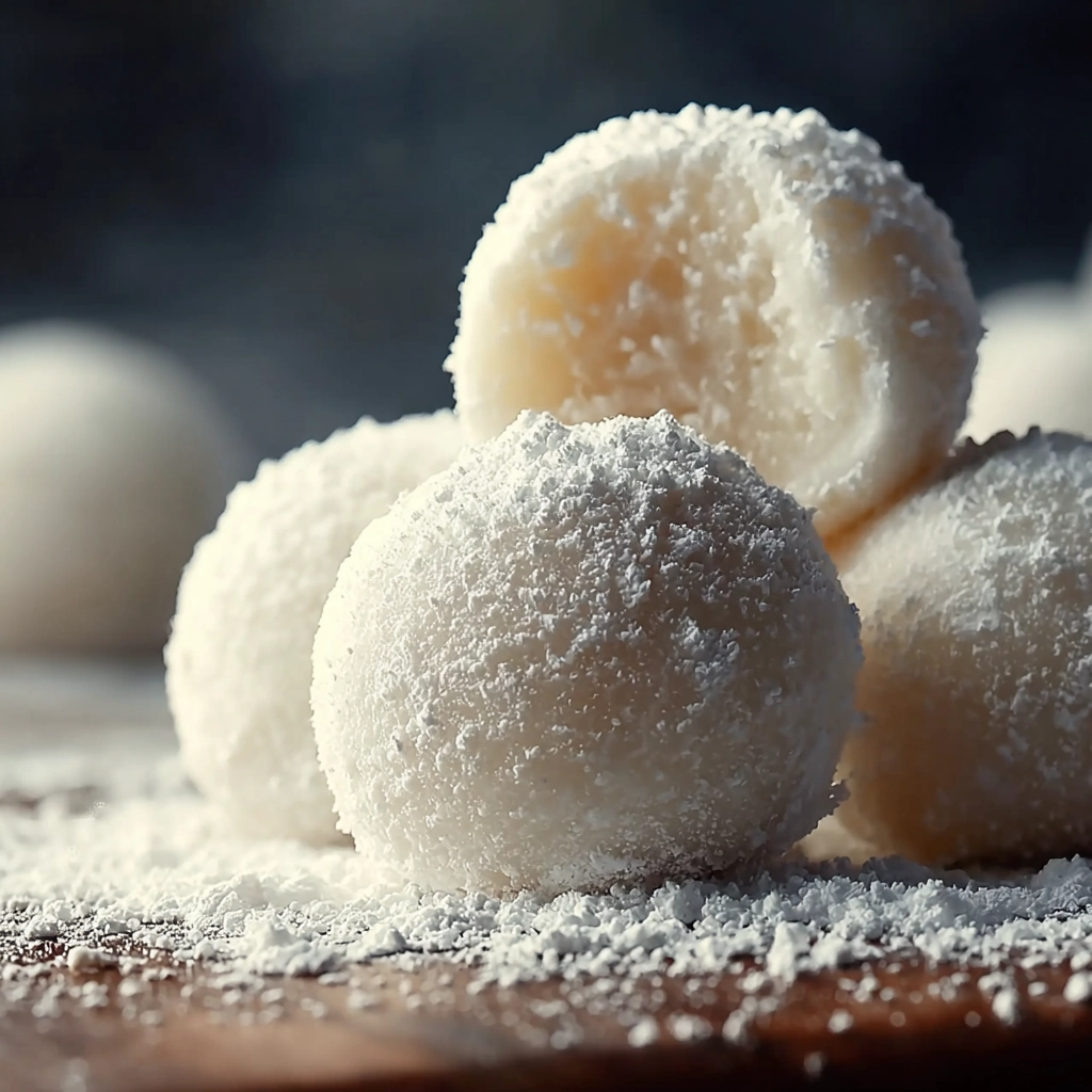 Condensed Milk Snowball Cookies