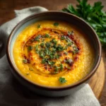Creamy Carrot Lentil Soup