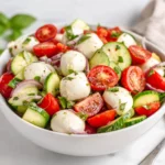 Cucumber Caprese Salad