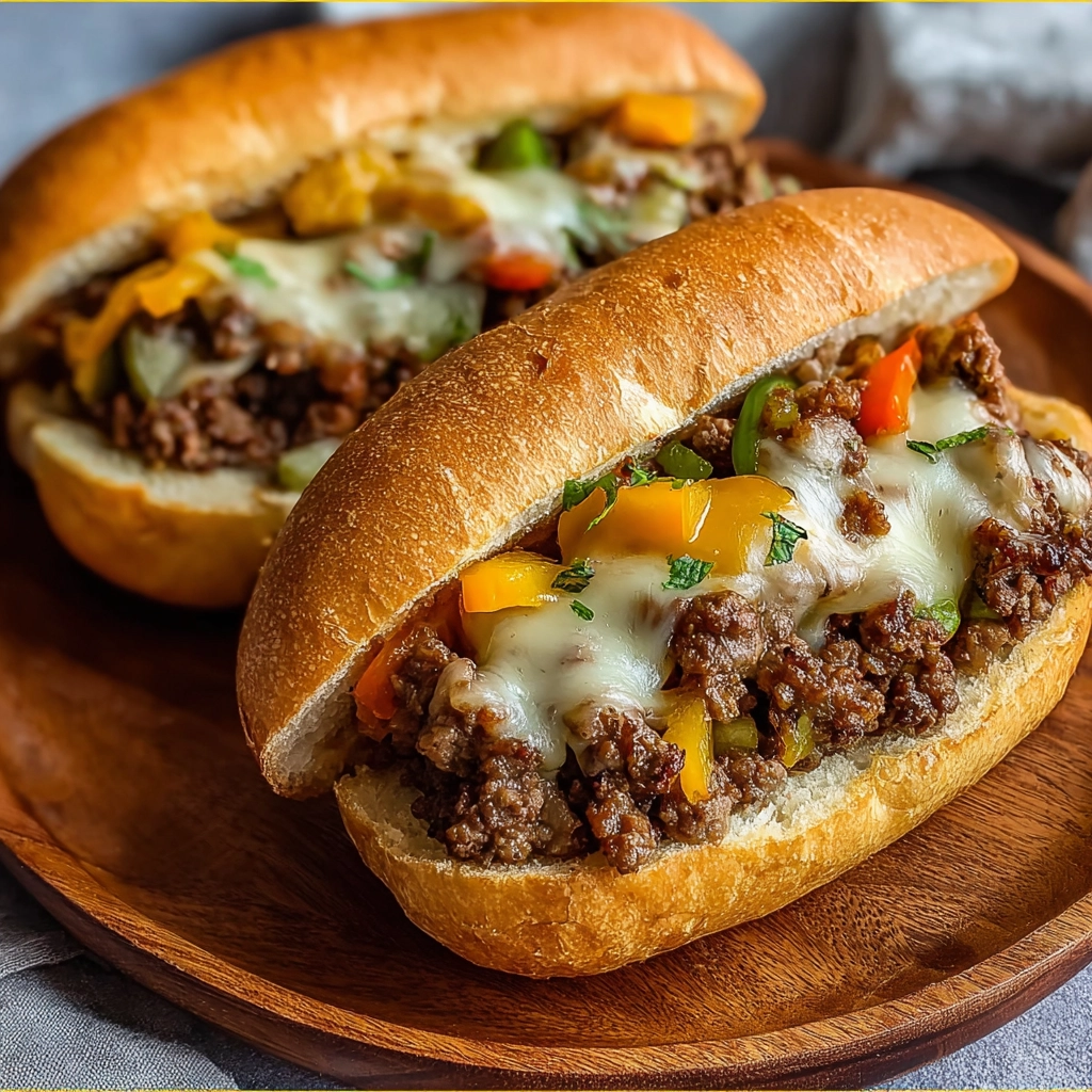 Ground Beef Philly Cheesesteaks That Taste Like a Deli Classic 4 Ground Beef Philly Cheesesteaks