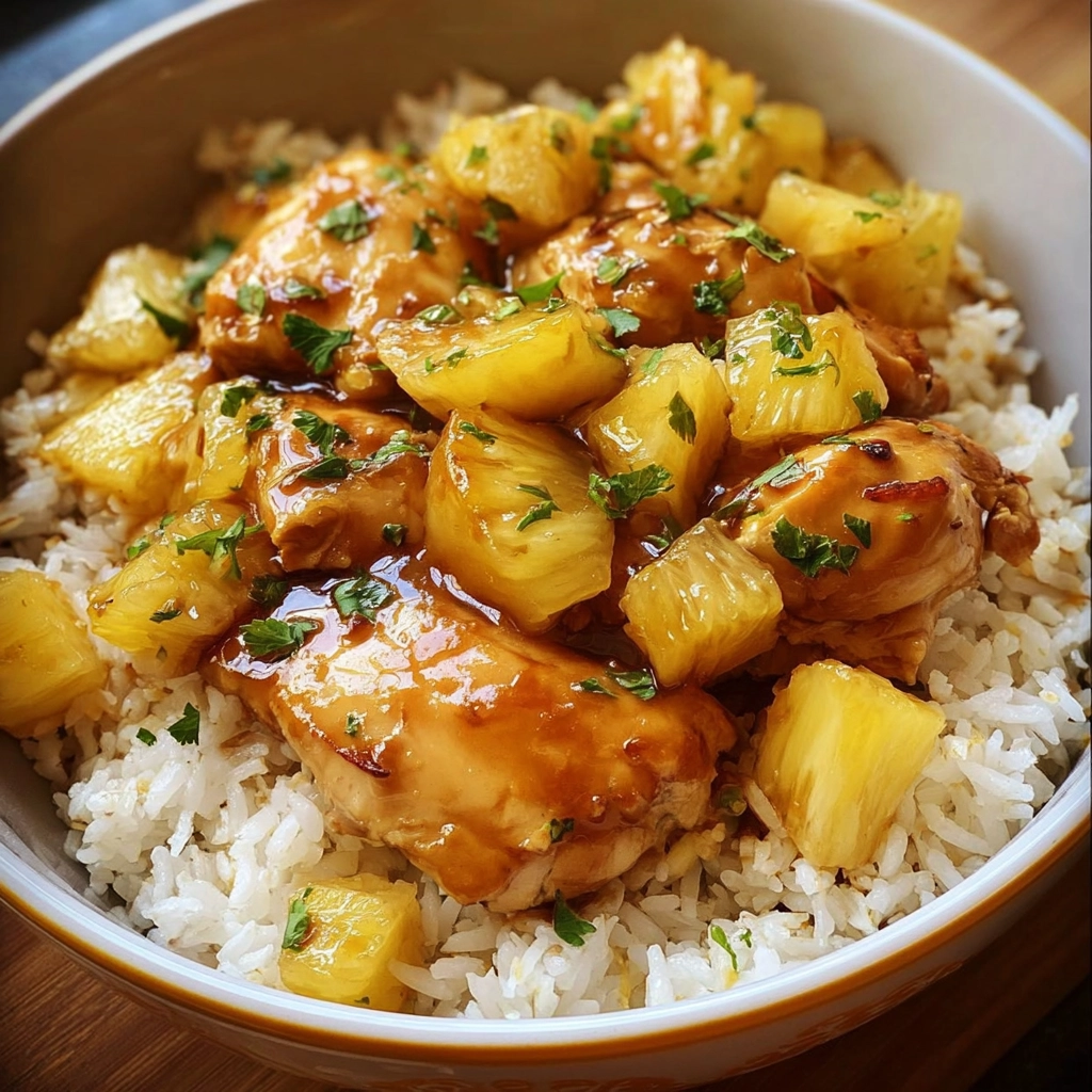 Pineapple Chicken Rice That Brings Sweet-Savory Comfort to the Table 4 Pineapple Chicken Rice