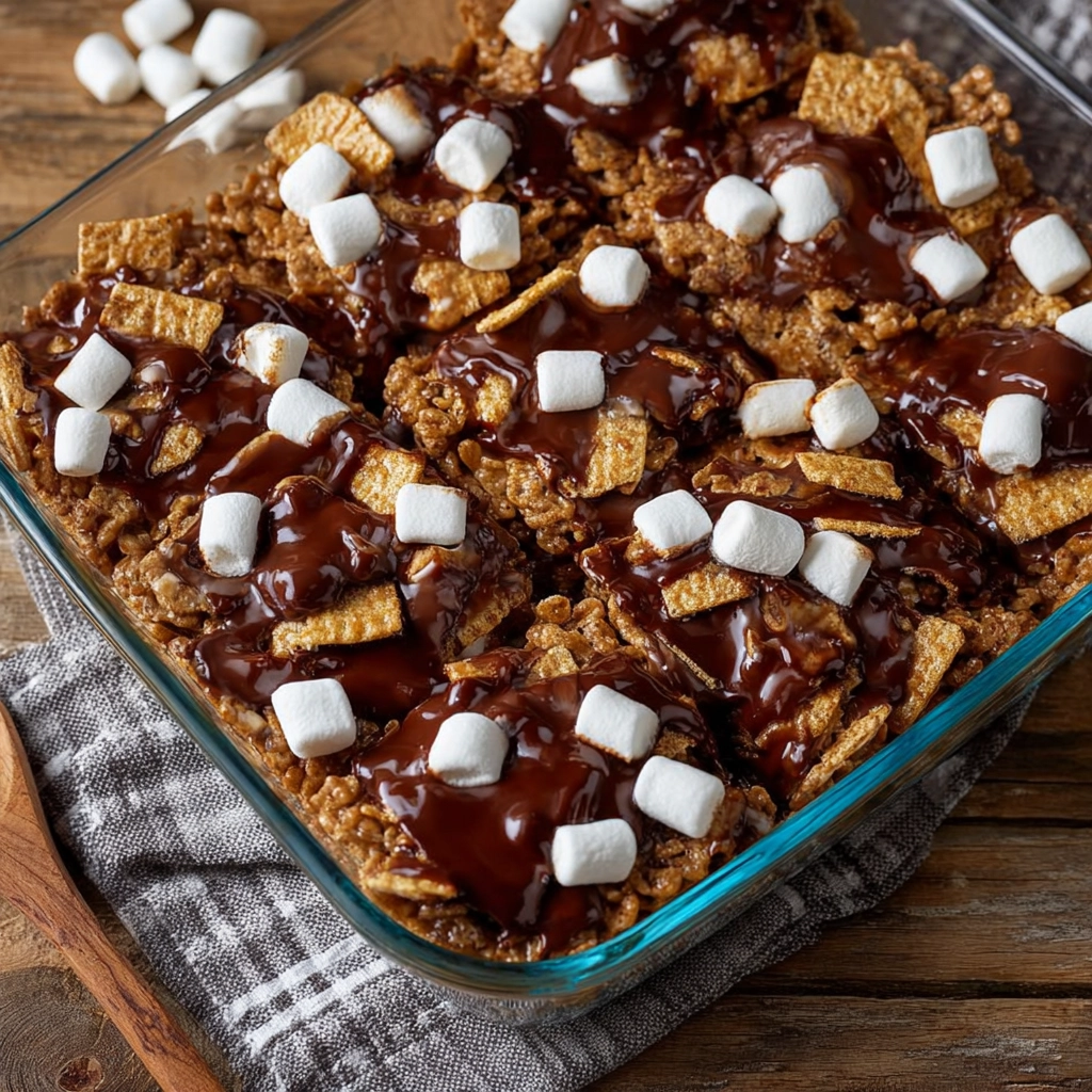 S'mores Bars Recipe with Golden Grahams 3 S'mores Bars