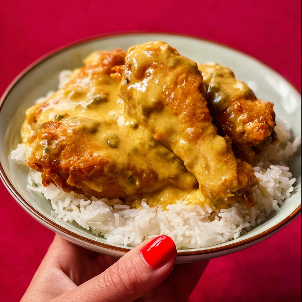 Smothered Chicken Wings
