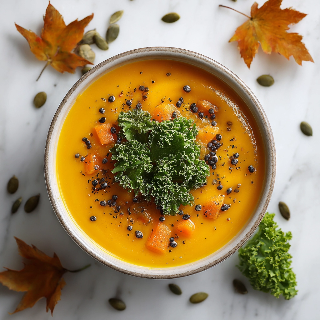 Spiced Carrot & Lentil Soup