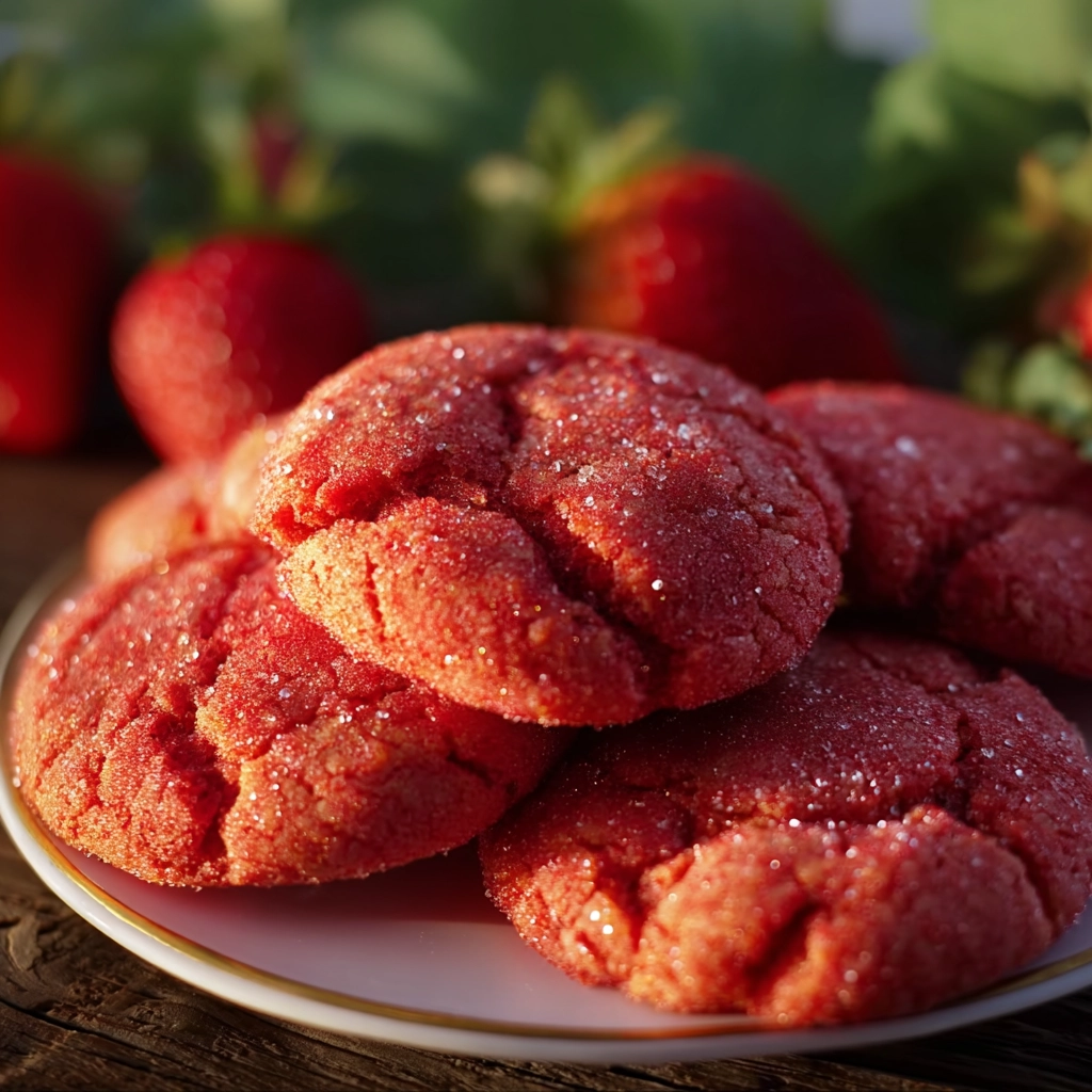Strawberry Sugar Cookies That Stay Soft and Chewy 4 Strawberry Sugar Cookies