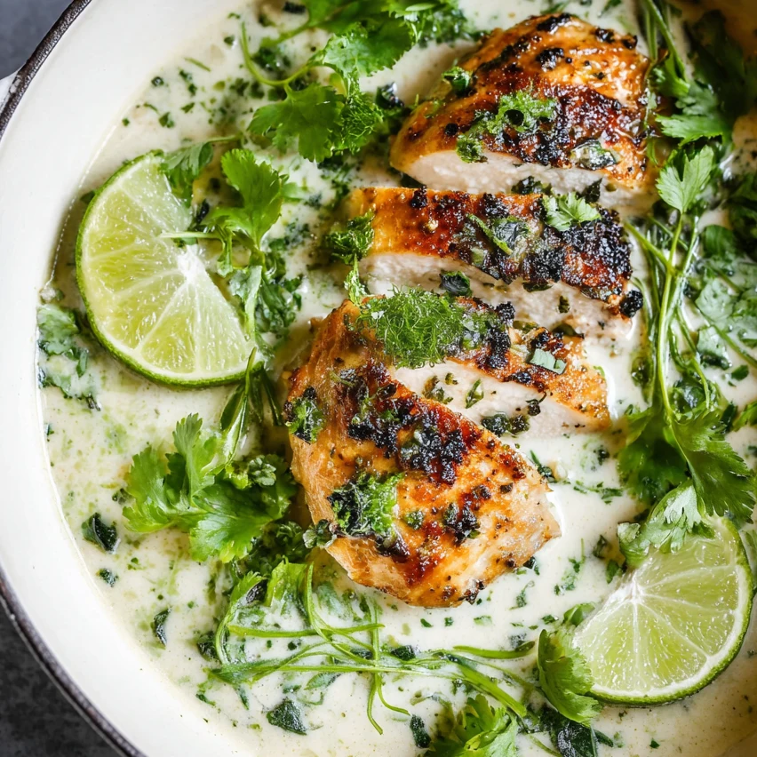 Coconut Lime Chicken Skillet Dinner That’s Creamy and Dairy Free 4 Coconut Lime Chicken