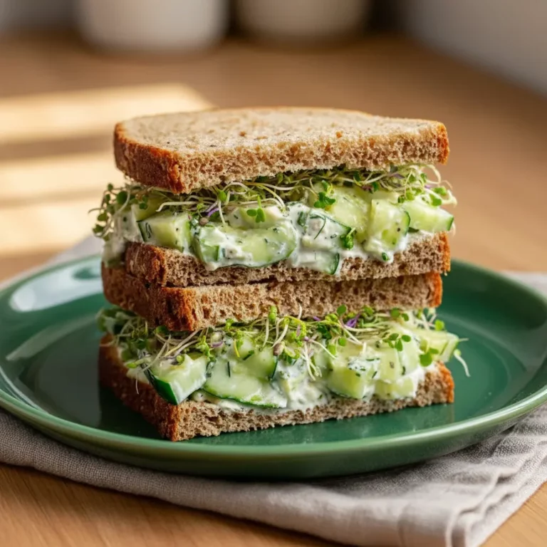 Cucumber Salad Sandwiches