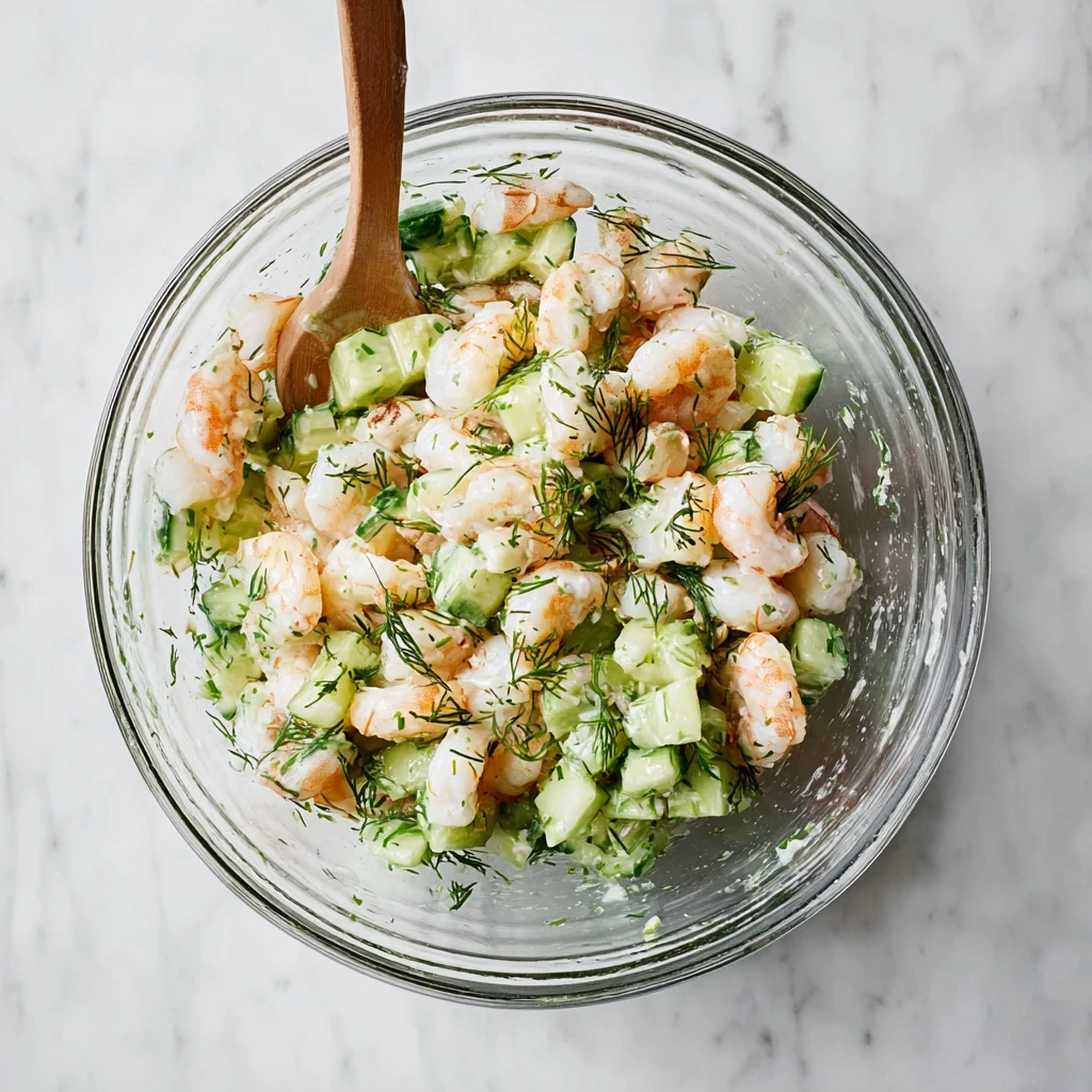 Cucumber Shrimp Salad With Creamy Lime Dressing 4 Cucumber Shrimp Salad