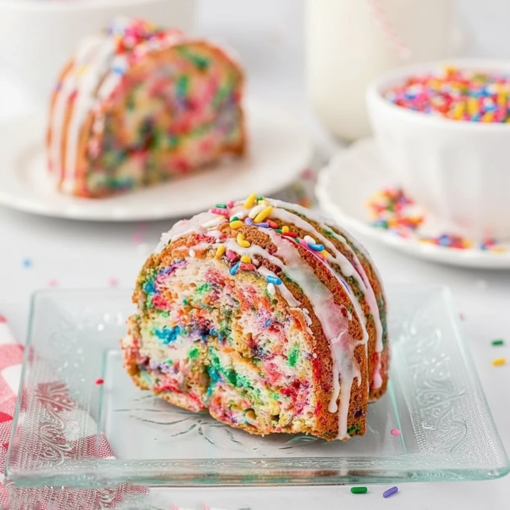Funfetti Bundt Cake – A Colorful Cake That Steals Every Party 4 Funfetti Bundt Cake