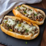 Ground Beef Philly Cheesesteak