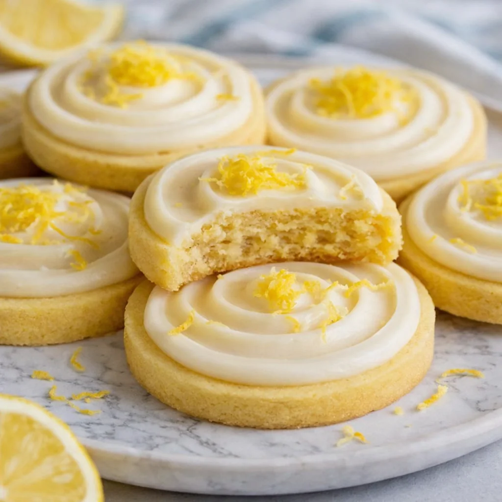 Lemon Frosted Cookies