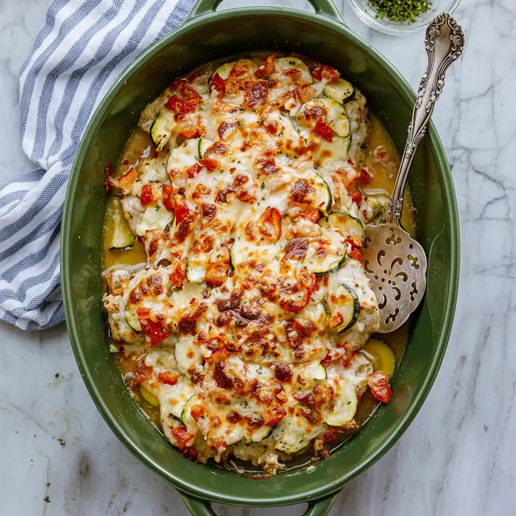 Mediterranean Chicken Zucchini Bake – Healthy, Flavor-Packed Dinner 4 Mediterranean Chicken Zucchini Bake