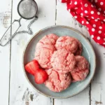 Strawberry Gooey Butter Cookies