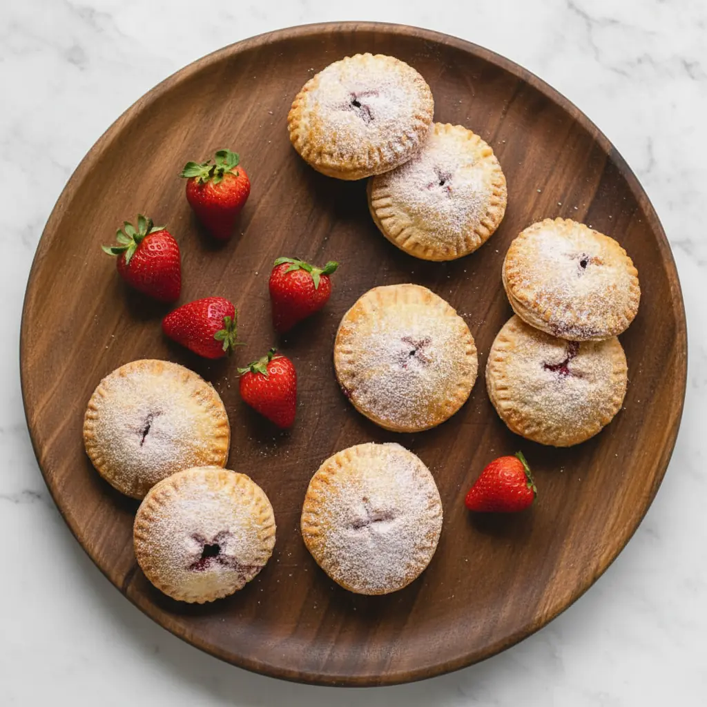 Strawberry Hand Pies – Buttery, Golden, and Bursting with Fresh Flavor 4 Strawberry Hand Pies