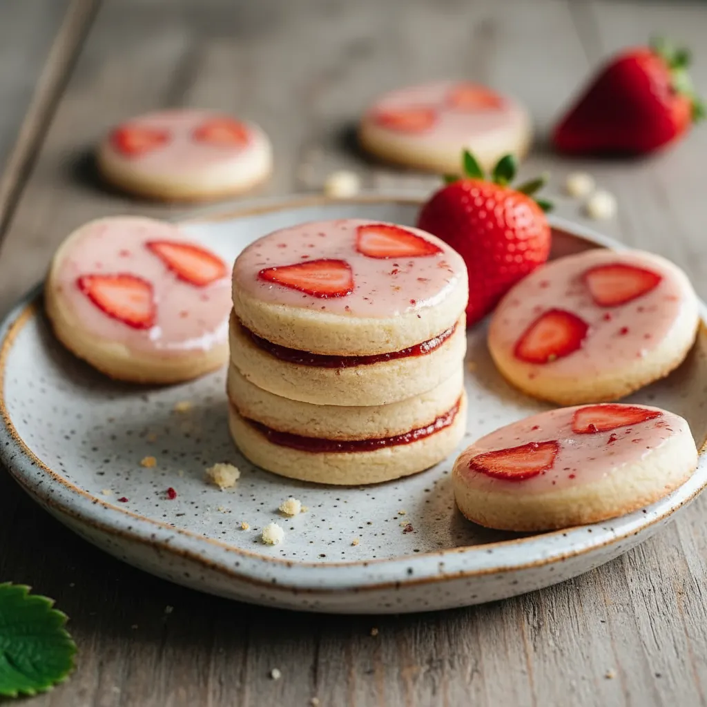 Strawberry Shortbread Cookies – Buttery, Sweet & Easy to Make 4 Strawberry Shortbread Cookies