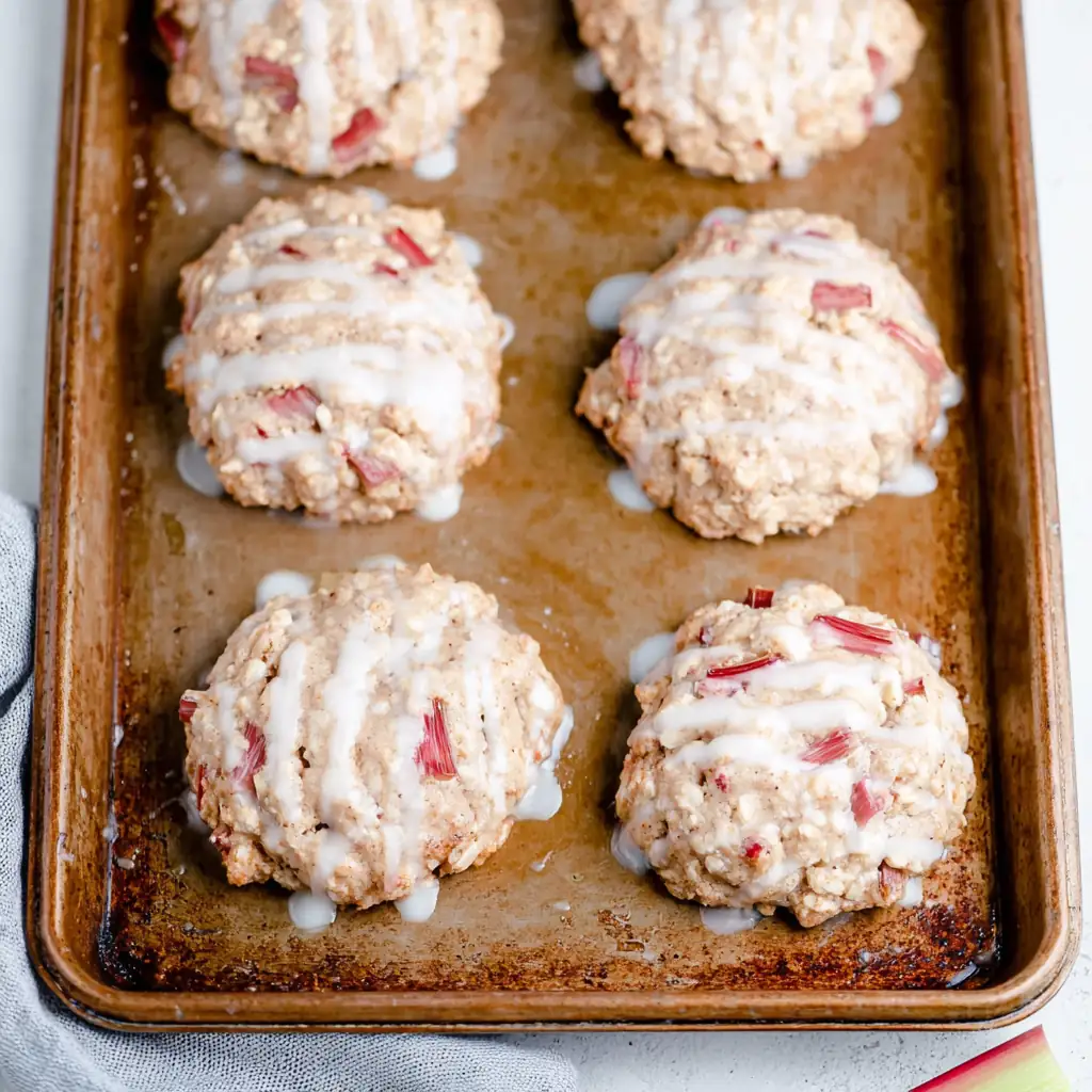 Baked Rhubarb Fritters: A Simple & Amazing Spring Treat 4 Baked Rhubarb Fritters